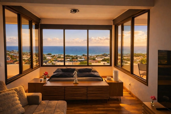 A VENDRE - PROPRIÉTÉ CONFIDENTIELLE – VILLA CONTEMPORAINE – VUE MER ABSOLUE – PRESTATIONS SIGNATURE - SAINT FRANCOIS