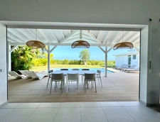 EXCLUSIVE - FOR SALE - LUXURY FURNISHED VILLA WITH SEA VIEW - SAINT FRANCOIS