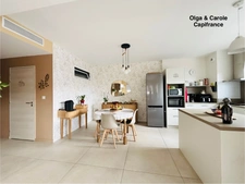 3-room apartment for sale in a recent residence in CAP D'AGDE, 50 m from the beach! With covered parking and 2 storerooms