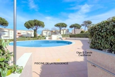 2-room apartment for sale in LE CAP D'AGDE (34), view of Port Lano, with parking, tennis, swimming pool, beach
