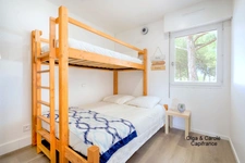 2-room apartment for sale in LE CAP D'AGDE (34), view of Port Lano, with parking, tennis, swimming pool, beach