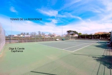 2-room apartment for sale in LE CAP D'AGDE (34), view of Port Lano, with parking, tennis, swimming pool, beach