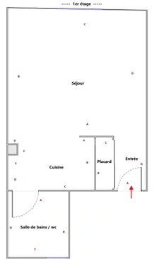 Studio 28,41m2 en très bon état à vendre Paris 4e Marais 