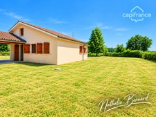 Maison de plain-pied avec grand terrain, garage et dépendanceà ALLEZ ET CAZENEUVE (47)