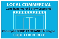 Local, magasin à louer proche de VICHY Zone commerciale de CARREFOUR CUSSET (03)