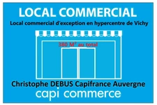  À LOUER – Local commercial d’exception en hypercentre de Vichy (03200) ALLIER