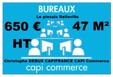 Bureau de 47 M² à louer LE PLESSIS BELLEVILLE (60)
