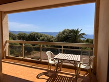 A VENDRE - AJACCIO - ROUTE DES SANGUINAIRES - APPARTEMENT T2 AVEC VUE MER - TERRASSE- MEUBLE