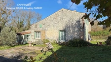 Maison en pierre + dépendance à rénover - 4 pièces - jardin et  garage - PORT D'ENVAUX (17)