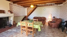 Ensemble immobilier : maison + gîte + annexe + garage, atelier et jardin clos à  NIEUL LES SAINTES (17)