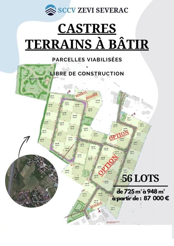 Terrain à vendre  CASTRES (81)