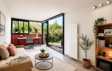Marsilly – Maison à vendre de plain-pied au calme avec beau jardin arboré, 4 chambres, sur parcelle de 700m²