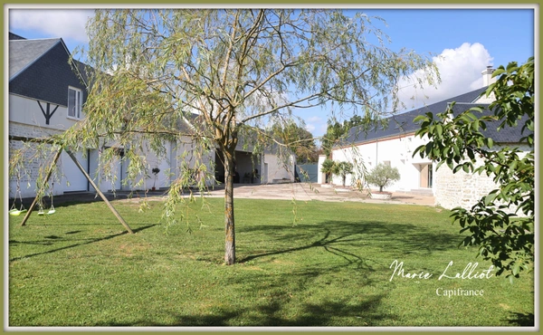 Maison à vendre 10p, 360m², 5 chambres, dépendances, gite, garages, vaste salon