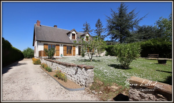 Maison à vendre 7p, 194m², Le Malesherbois, plain-pied, école, RER, séjour spacieux, double garage, 5 chambres