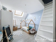 Maison à vendre 7 pièces YEVRE LA VILLE (45), Propriété en Pierres apparentes, 5 chambres, Grange, Piscinable, Grand séjour.