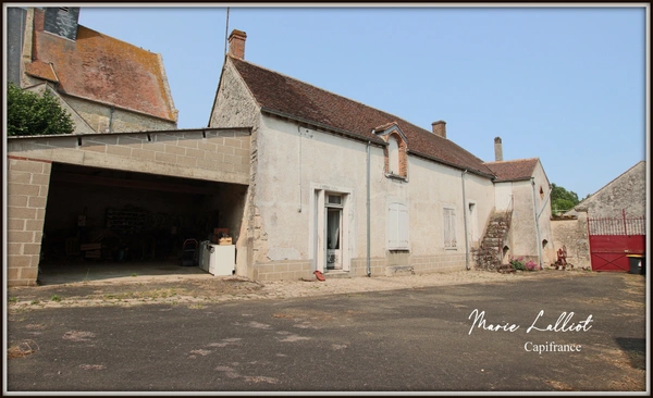 Corps de Ferme à vendre 9 pièces LA NEUVILLE SUR ESSONNE (45), Grange, Terrain Clos