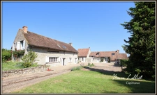 Propriété 2 maisons, Loiret, 322m², 8 chambres, jardin clos, Pierres