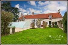 Property Exposed stones, 242m², 5 bedrooms, Children's dormitory and mezzanine, Loiret, Swimming pool, Jacuzzi, Tennis court, Garage, Car Port