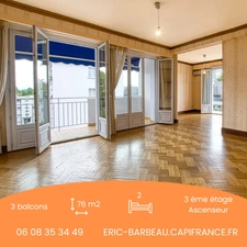 Appartement - 76 m² - 2 chambres - PAU - Allée de Morlàas