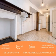 Maison de ville à renover -  2 chambres - 84m2 - SALIES de BEARN