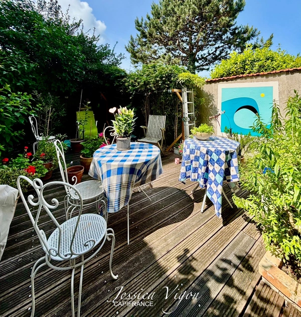 LE HAVRE – QUARTIER SAINT-VINCENT, PLAGE  –  MAISON DE CARACTÈRE 140 M² – JARDIN ENSOLEILLÉ – ÉCHAPPÉE MER
