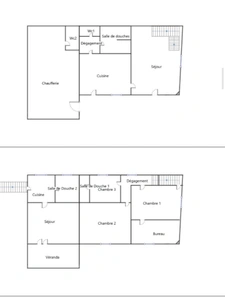 Maison et appartement à vendre, proche du centre de GREZIEU-LA-VARENNE.