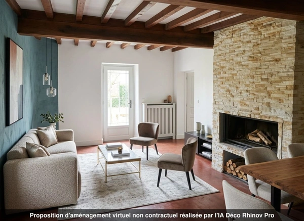 Maison et appartement à vendre, proche du centre de GREZIEU-LA-VARENNE.