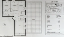 DERNIER ÉTAGE T4 (3 chambres) AVEC TERRASSE DE 65 M²