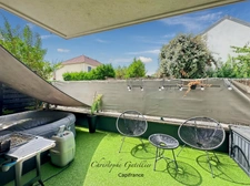 Quartier VILLAGE, appartement T3 (2 chambres) - Terrasse et Jardinet - Box fermé