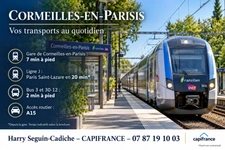 Appartement à vendre 4 pièces CORMEILLES EN PARISIS (95) - T4 duplex 77,50 m² – 91,60 m² utiles – Balcon + 2 parkings
