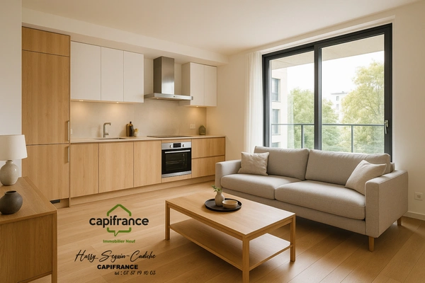 Appartement à vendre 3 pièces - AUBERVILLIERS (93)