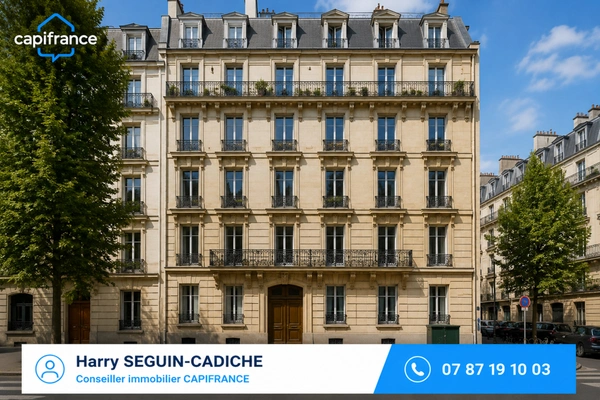 📍 Paris 19ᵉ – Rue de Crimée (75019) - 🛏️ Appartement 3 pièces de 52,3 m² avec balcon 🌿