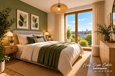 Appartement à vendre 2 pièces PARIS (75) - ** T2 53,9 m² – LOGGIA 13,1 m² – 4ᵉ ÉTAGE – PARIS 20ᵉ **