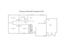 Maison Ballan-Miré, 4 chambres avec beau jardin