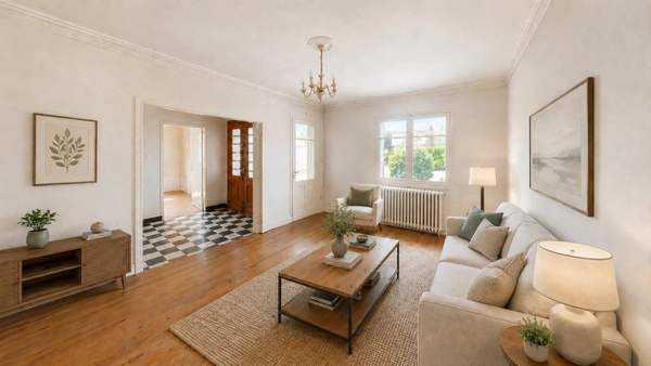 Dpt Haute Garonne (31), TOULOUSE, à vendre appartement T3 de 59 m² en rez-de-jardin