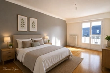 For sale T3 Nantes near hyper-centre, 82m2 with open view and balcony.