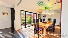 HABAS (40) – MAISON D'ARCHITECTE EN OSSATURE BOIS AVEC PISCINE, PATIO ET PARC ARBORÉ 