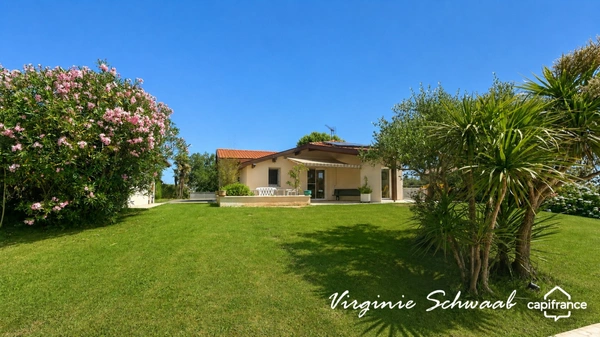 Maison - DPE B - Plain-pied 126 m² - terrain clos - 4 chambres - sous-sol  à HABAS (40)