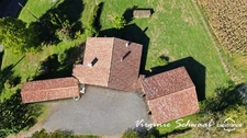 MIMBASTE (40), FERME LANDAISE DE PLAIN-PIED - 4 CHAMBRES - DÉPENDANCES - TERRAIN 4 500 M² 
