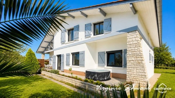 Dpt Landes (40), HABAS, SUPERBE MAISON LANDAISE AVEC LOGEMENT INDEPENDANT, ATELIER ET GARAGE, TERRAIN 2112 M2