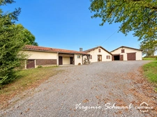 MIMBASTE (40), FERME LANDAISE DE PLAIN-PIED - 4 CHAMBRES - DÉPENDANCES - TERRAIN 4 500 M² 