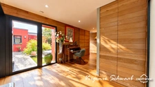 HABAS (40) – MAISON D'ARCHITECTE EN OSSATURE BOIS AVEC PISCINE, PATIO ET PARC ARBORÉ 