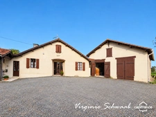 MIMBASTE (40), FERME LANDAISE DE PLAIN-PIED - 4 CHAMBRES - DÉPENDANCES - TERRAIN 4 500 M² 