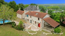 Dpt Landes (40), à vendre PEYREHORADE PROPRIETE DE 280 M2 SUR UN PARC DE 15 065 M2 