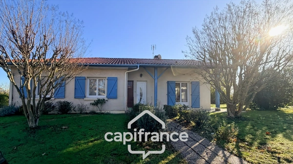 Maison à vendre 5 pièces HABAS (40) de plain-pied – Calme, confort et proximité immédiate des commodités