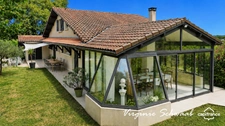 ESTIBEAUX (40), HOUSE OF 192 M², 5 BEDROOMS, SWIMMING POOL, STUDIO AND OUTBUILDING ON 4,400 M²