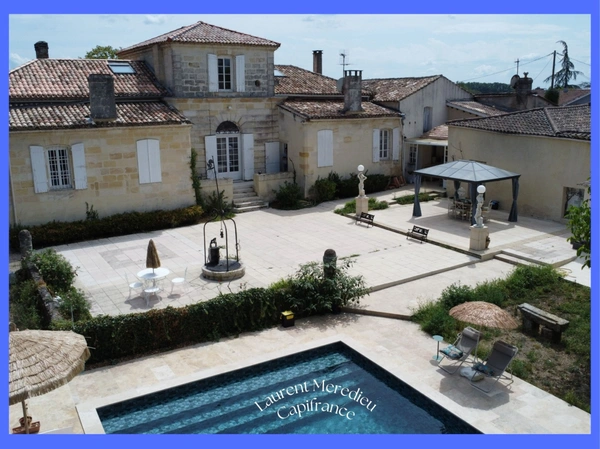 Propriété de caractère avec gîte et chambre d’hôtes – à 15 min de Bordeaux