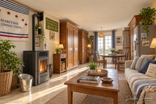 Maison à vendre 4 pièces SAINT JEAN D'ANGELY (17) CŒUR DE VILLE – MAISON AVEC JARDIN ET SOUS-SOL TOTAL – FORT POTENTIEL