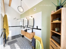 House for sale, 8 rooms, SAINT CERGUES, heated swimming pool, 823m² plot, independent space (74)