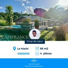 ❤️COUP DE CŒUR❤️ à vendre 4 pièces LE MARIN (972)